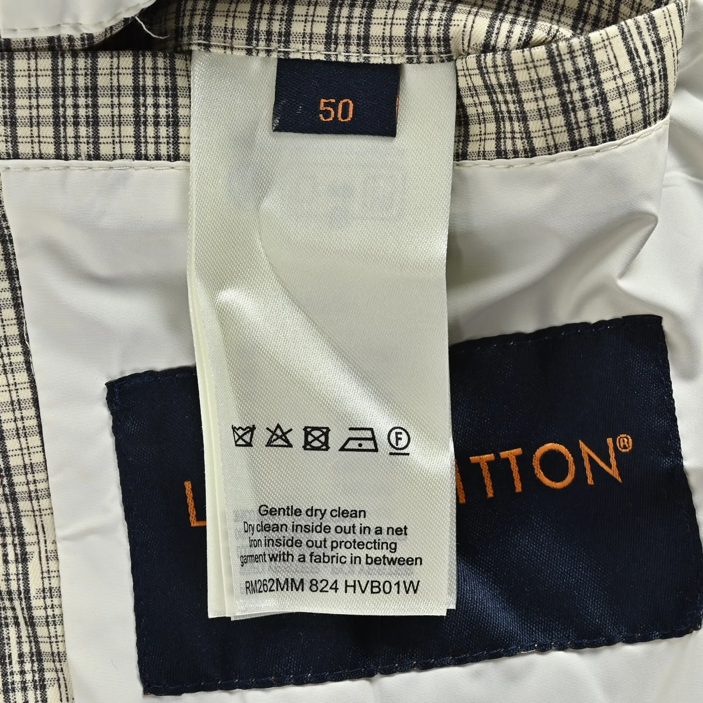 Louis Vuitton/Louis Vuitton plaid suit windproof jacket